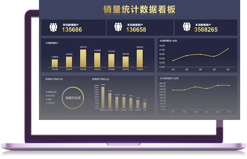 电子保卡销量可视化